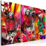 Slika - Crazy Monkeys - triptych 120x80 Cijene