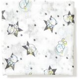 Interbaby Tetra pelene Panda Sivo 80x80 - 3 kom | shoptok.hr