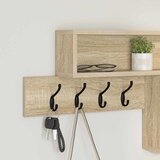 Vješalica za kapute na zidu Sonoma hrast 100 x 12 x 43,5 cm | shoptok.hr