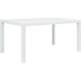 vidaXL Vrtni stol bijeli 150 x 90 x 72 cm plastika s izgledom ratana Cijene