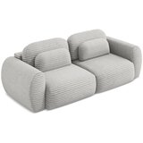 Makamii Svijetlo siva sklopiva/s prostorom za odlaganje sofa od samta 266 cm Kini – | shoptok.hr