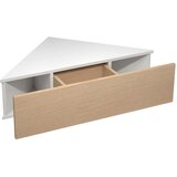 MID.YOU NOČNA OMARICA, bela, medeni hrast | Shoptok.si