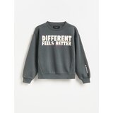 Reserved GIRLS` JOGGING TOP - zelena Cijene