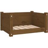 Krevet za pse boja meda 75,5x55,5x28 cm od masivne borovine | Eponuda.com