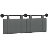  Držeće uzglavlje Zidne Tamno siva 150 x 55 x 5 cm tkanina - Tamno siva 140 cm bez LED svjetla | shoptok.hr