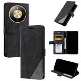 Chameleon Preklopna torbica (WLGO-Lines) za Honor Magic8 Lite, črna | Shoptok.si