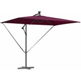  Suncobran S LED lampica Bordeaux Crvena 294 x 200 x 270 cm | shoptok.hr