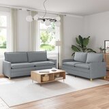  Set sofe 2 kom. Svjetlosiva Tkanina | shoptok.hr
