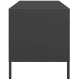 TV ormarić crni 101,5x39x43,5 cm hladno valjani čelik | shoptok.hr