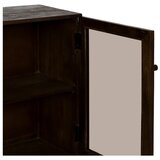 Ixia Smeđa vitrina od masivnog manga 180x87x35 cm Ravi – | shoptok.hr