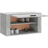  Zidni ormarić za cipele boja betona 70x35x38 konstruirano drvo | shoptok.hr