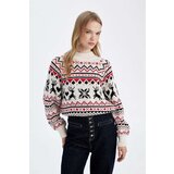 Defacto Regular Fit Patterned Half Turtleneck Sweater | Shoptok.si