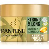 Pantene Strong & Long Biotin & Bamboo obnavljajuća maska protiv gubitka kose 160 ml | shoptok.hr