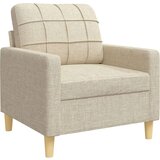 vidaXL Sedežna garnitura 3-delna krem blago, (21339693) | Shoptok.si