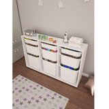 Hanah home Višenamjenska komoda Boffi, 134x84x30 cm, Bijela | Eponuda.ba