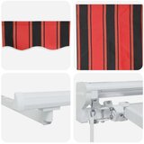  Ročno zložljivo senčilo Oranžna, Črna in Rumena 4 × 3 m, (5000205111) | Shoptok.si