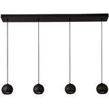 Lesnina XXXL Searchlight 1014-4BK - Luster na sajli EINDHOVEN 4xGU10/50W/230V crna | Eponuda.com
