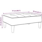  Tabure tamnozeleni 77x55x31 cm baršunasti | shoptok.hr