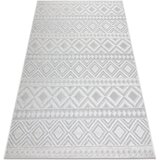 RugsX Preproge Preproga Strukturni SOLE D3851 Boho diamanti - 200x290 cm Bež | Shoptok.si