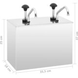  Dozator za umak od nehrđajućeg čelika 2 x 3,5 L | shoptok.hr