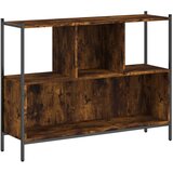 Maison Chic Knjižna omara - Knjižni regal dimljeni hrast 102x28x77,5 cm inženirski les, (21725950) Cene