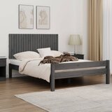  Zidno uzglavlje sivo 140x3x60 cm od masivne borovine | shoptok.hr
