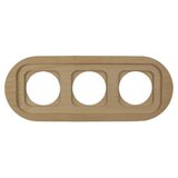  Elhard - Trostruki retro drveni ram od svetlog drveta | Eponuda.com