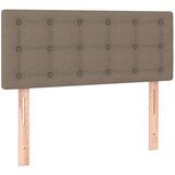  Box spring postelja z vzmetnico LED taupe 90x200 cm blago, (20895688) | Shoptok.si