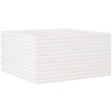 vidaXL Vrtna sadilica bijela 90x90x46 cm od masivne borovine Cijene