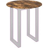 vidaXL Nepremična površina Dimljeni hrast 80 x 80 x 1.5 cm | Shoptok.si