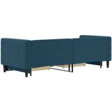  Dnevni krevet na razvlačenje plavi 80 x 200 cm baršunasti | shoptok.hr