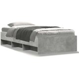 vidaXL Okvir kreveta boja betona 90x200 cm od konstruiranog drva | shoptok.hr