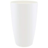 ELHO brussels Diamond Okrugla tegla za biljke Round High (Vanjska dimenzija (ø x V): 27 x 44 cm, Bijele boje, Plastika, Sjaj) Cijene