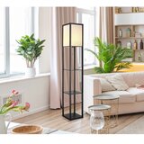 Globo 58611S - Podna lampa TABITHA 1xE27/60W/230V crna | Eponuda.com
