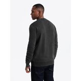 Ombre Washed men's pullover with a v-neck - black | shoptok.hr