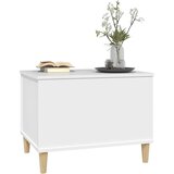  Klubska mizica bela 60x44,5x45 cm inženirski les | Shoptok.si