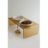 Paws & Whiskers set činija za hranu za kućne ljubimce, 3 komada, braon Cene