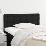 vidaXL Uzglavlje crni 90x5x78/88 cm od tkanine Cijene