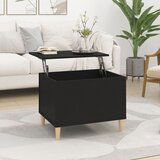 The Living Store Klubska mizica črna 60x44,5x45 cm inženirski les - Klubska Mizica, (21573898) | Shoptok.si