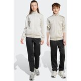Adidas Športna trenirka svetlo siva / črna / bela | Shoptok.si