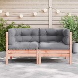  Kutna vrtna sofa s jastucima 2 kom od masivnog drva duglazije | Eponuda.ba