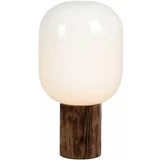 Markslöjd Tamno smeđa stolna lampa sa staklenim sjenilom (visina 44 cm) Skene –