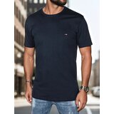 DStreet T-shirt męski z haftem granatowy | shoptok.hr