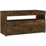 Maison Chic TV omarica - TV stojalo - Televizijska omarica z LED lučkami dimljeni hrast 75x35x40 cm, (21702020) | Shoptok.si
