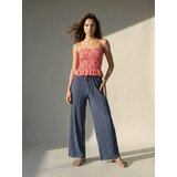 Sinsay Prugaste straight leg hlače | shoptok.hr