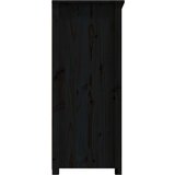  Komoda crna 83 x 41 5 x 100 cm od masivne borovine | shoptok.hr