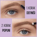 Maybelline new york express brow satin duo olovka za obrve blond 01 | ePonuda.com