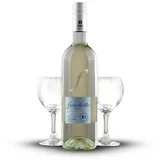 belo vino bianco vino i 2 čaše freschello, 0,75l