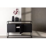 Venture Home regal Kingsport 45 × 80 × 120 cm, crna | shoptok.hr