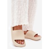 Boto Women's Lightweight Foam Slippers On Thick Sole Beige Querceria | Shoptok.si